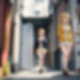 A visual representation of pivotal moments in anime