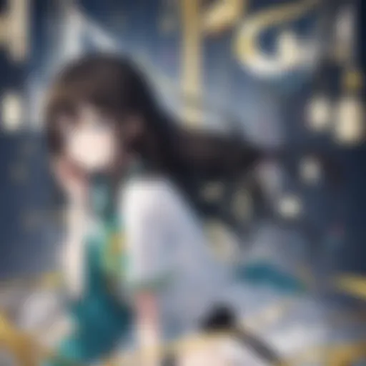 The central protagonists of Hyouka engaged in a moment of discovery.