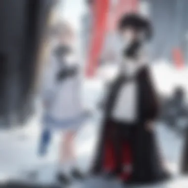 A dramatic moment showcasing the tension between the protagonists.