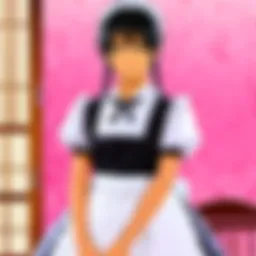Main character of Maid-Sama showcasing determination
