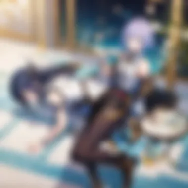 The Vibrant World of Mushoku Tensei A captivating scene showcasing the vibrant world of Mushoku Tensei