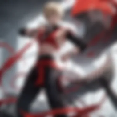 Naruto's Resolve in Blood Prison A dramatic scene from Blood Prison showcasing Naruto's resolve