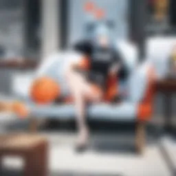 Crunchyroll offline viewing interface showcasing downloadable content