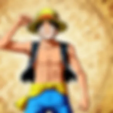 Iconic Characters of One Piece A collage showcasing key characters from One Piece