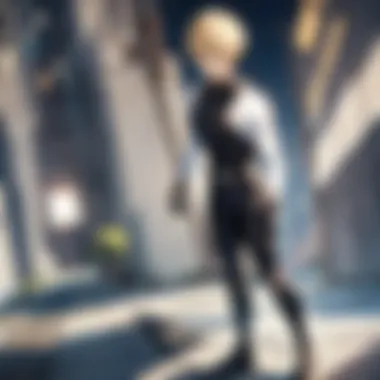 The Unique Bond of Saitama and Genos Saitama and Genos showcasing their unique partnership