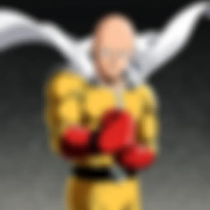 A collage of voice actors involved in the English dub of One Punch Man.