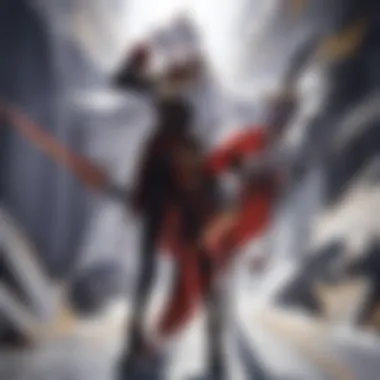 Ainz's Unmatched Might in Battle An intense battle scene showcasing Ainz's power.