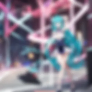 Dynamic Action in Panty and Stocking Dynamic portrayal of Panty and Stocking in action, showcasing their unique powers
