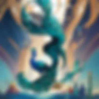 Peacock Character Art An artistic representation of various peacock animated characters, highlighting their unique styles and personalities.