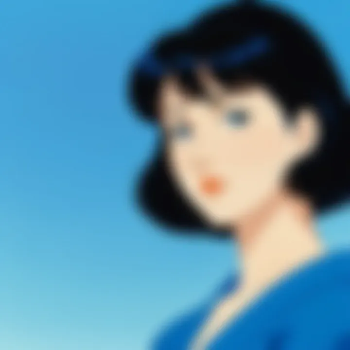 A close-up of key characters in Perfect Blue illustrating their complex relationships.