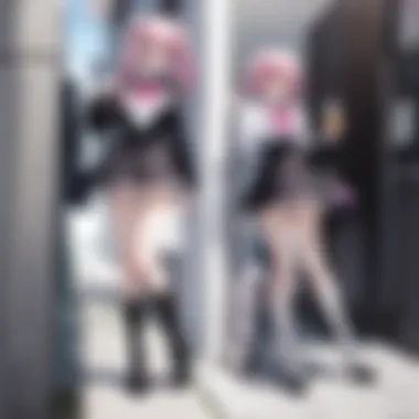 Unique Setting in Rosario Vampire Visual depiction of the series' unique setting