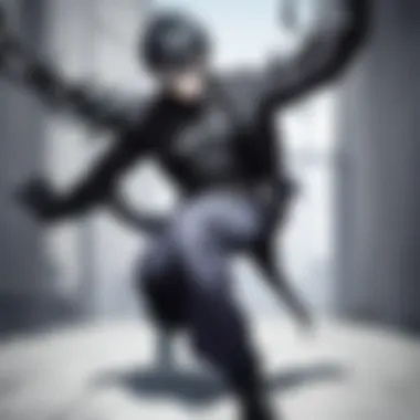 Mysterious antagonist lurking in shadows