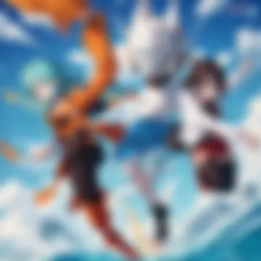 Key Characters in Action Key characters from Super Dragon Ball Heroes in action