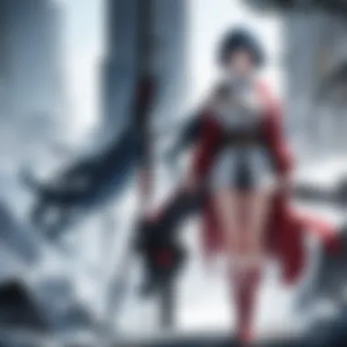 Character Depth in Anime Narratives A dramatic scene from a top-rated anime showcasing character development