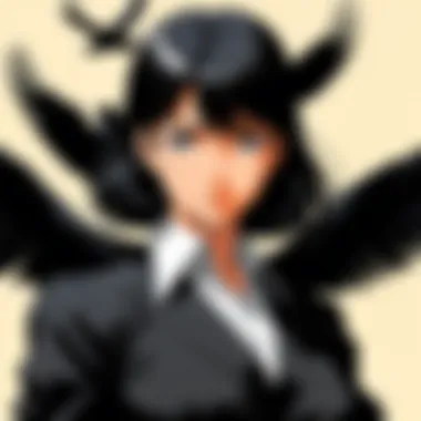 Illustration of character development and relationships in the Black Bird series