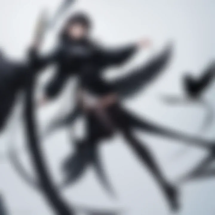 Visual representation of thematic elements found in the Black Bird manga
