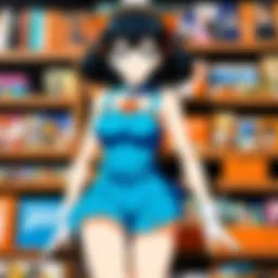 Inside the Crunchyroll Loot Crate showcasing a variety of anime collectibles