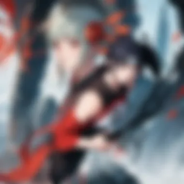 A visual representation of Naruto's core themes, such as friendship and perseverance
