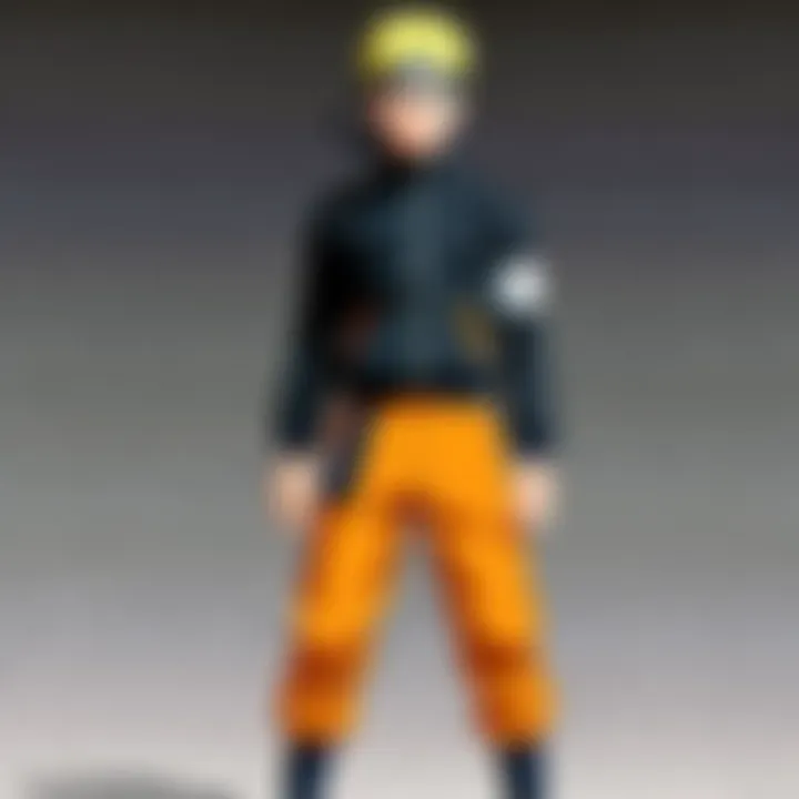 An artistic depiction of key figures in Naruto's production, highlighting their contributions