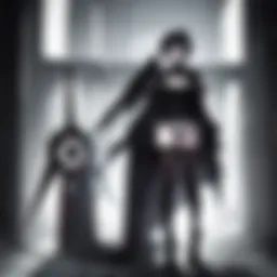 A striking scene capturing the dark atmosphere of the Seraph of the End world.