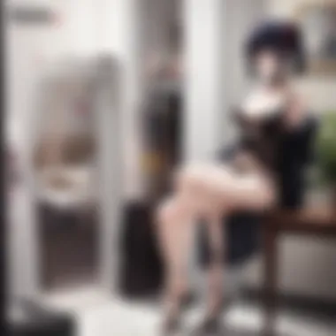 Fashion Trends in Anime: Lingerie Style Fashion trends in anime illustrated through a character wearing stylish lingerie.