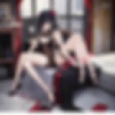 Notable Merchandise: Anime & Lingerie A montage of notable merchandise featuring anime characters in lingerie, illustrating market trends.
