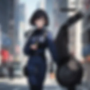 Societal Themes in Police in a Pod Illustration showcasing societal implications in the manga