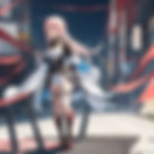 Detailed portrayal of a Sword Art Online character cosplay with intricate detailing