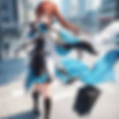 Digital Identity in SAO Cosplay A close-up of digital identity representation through Sword Art Online cosplay