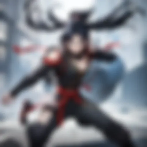 Key visual showcasing the unique world of Road to Ninja