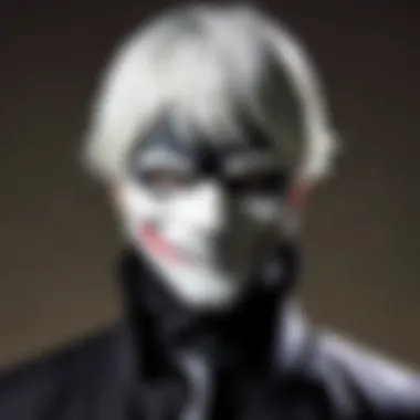 The Ghoul Mask An artistic representation of the iconic mask worn by the ghouls in Tokyo Ghoul