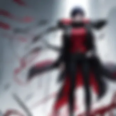 Kaneki and Touka's Complex Dynamic A dramatic moment between Kaneki and Touka, reflecting their complex relationship