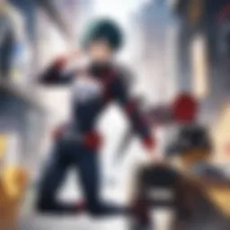 The diverse cast of My Hero Academia showcasing their unique Quirks