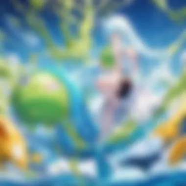 Cultural Impact of Slime Anime A collage representing the cultural impact of slime anime within fan communities.