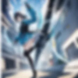 Dynamic Anime Characters in Action