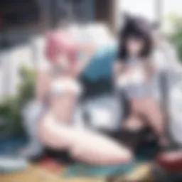 A visually striking scene from an uncensored anime series showcasing intense emotions and narrative depth.
