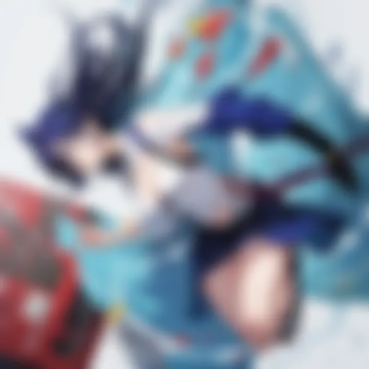 A captivating promotional art of an uncut anime series available on Funimation