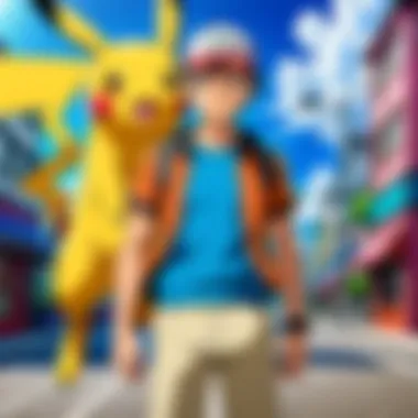 A vibrant scene showcasing fan engagement with Pokémon content