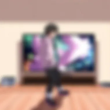 Vizio Smart TV with Funimation Vizio Smart TV showcasing Funimation's anime library
