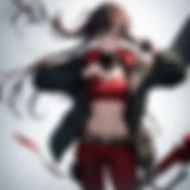 Exploring Friendship in Gungrave A dramatic scene showcasing the bond between the main characters, highlighting their friendship in the midst of chaos.