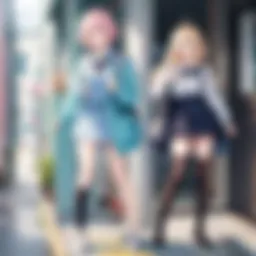 A vibrant scene from Hitorijime My Hero showcasing character dynamics