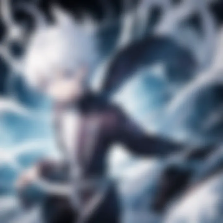 Killua Zoldyck's mysterious aura on AnimeLogix