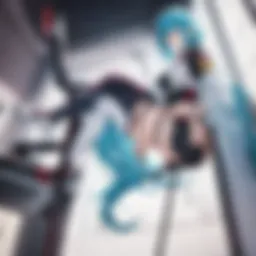 Artistic depiction of the main protagonist in Magmell anime
