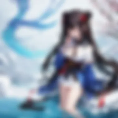 An artistic depiction of supernatural elements in Kuroshitsuji