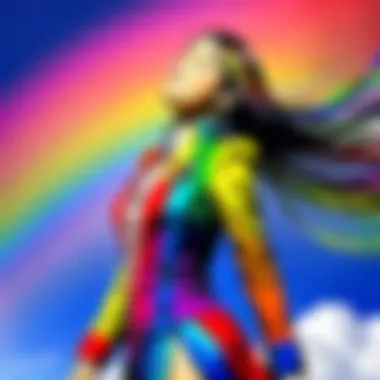 Cultural Influence of L'Arc en Ciel in Music Visual representation of the cultural impact of L'Arc en Ciel