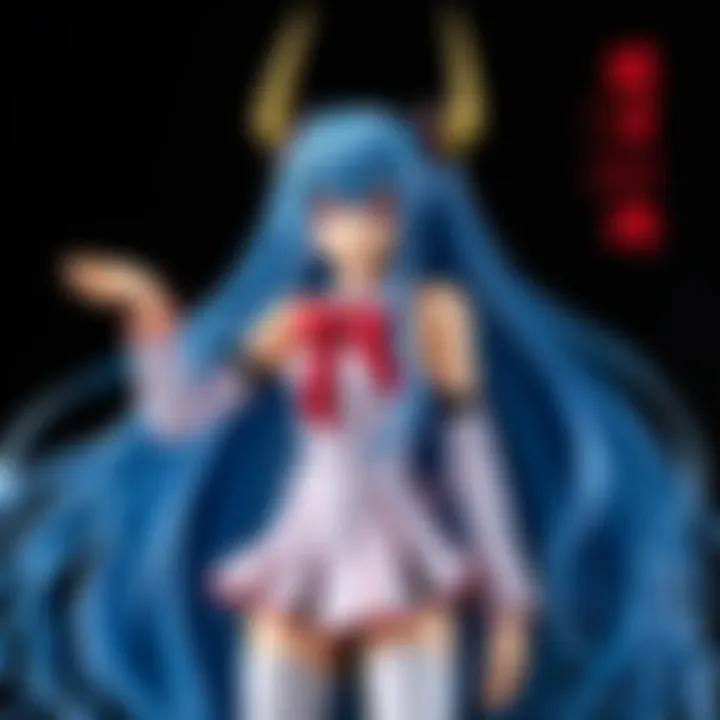 Various materials used in the production of large anime figures