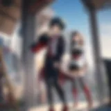 Symbolic representation of heroism and ambition in My Hero Academia