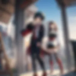 Symbolic representation of heroism and ambition in My Hero Academia