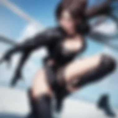 Mysterious and alluring female character in City Hunter anime