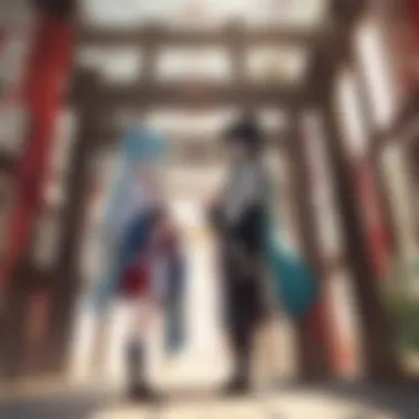 Enigmatic Shrine Setting Mystical Shrine Scene in Kamisama Hajimemashita